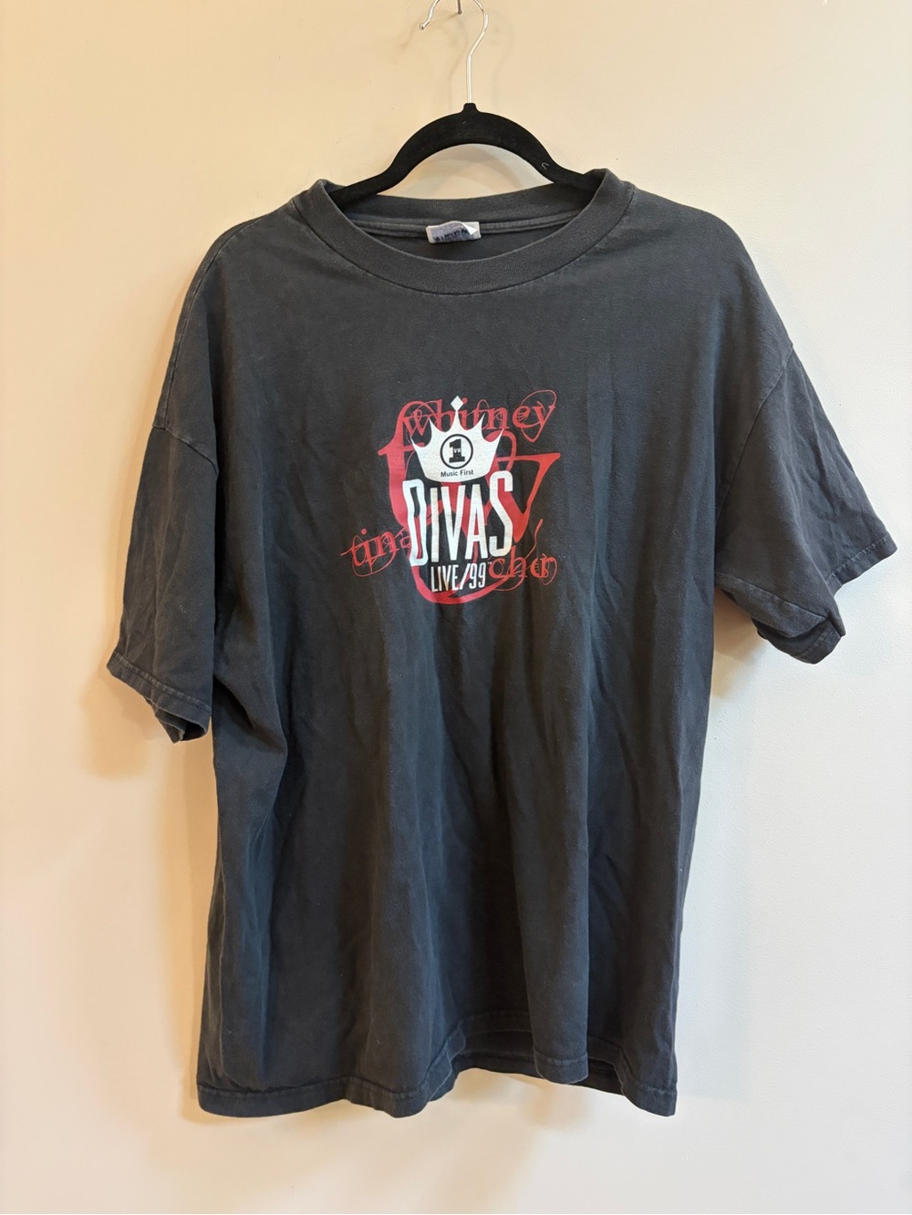 1999 Vintage VH1 Music First Beacon Theater Tina Cher Whitney Concert Tee Shirt